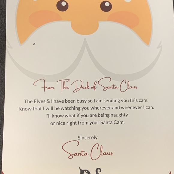 Santa Cam Night Light Perfect for Elf On Shelf! - Picture 6 of 7